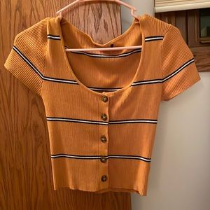 Small Forever 21 Orange Crop Top!